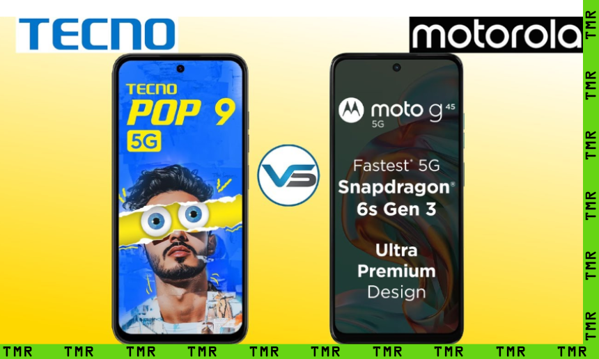 Motorola Moto G45 5G vs Tecno Pop 9 5G Detailed Comparison: Features & Specifications